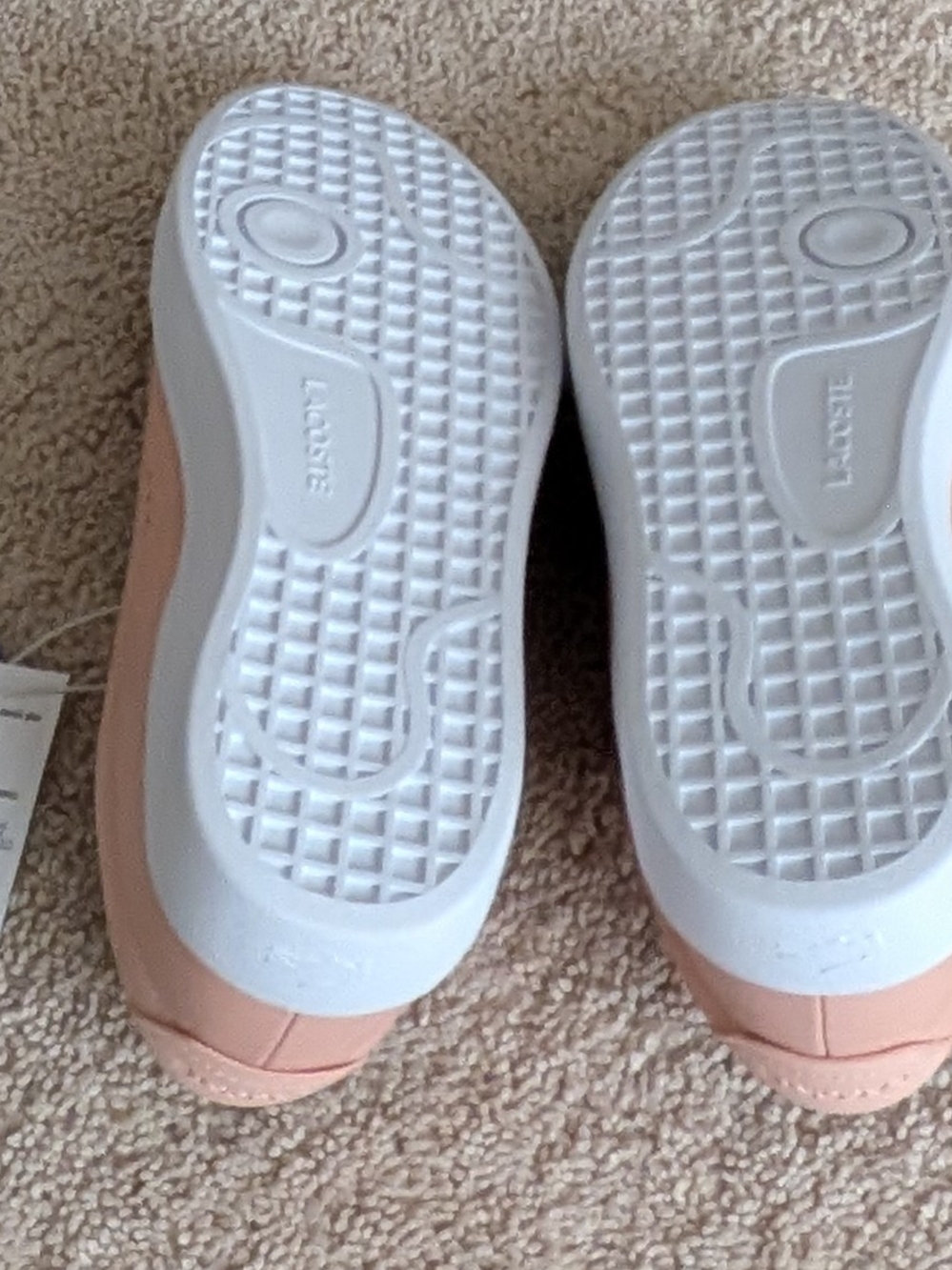 Lacoste Baseshot Evo Women's neakers Pink/ White. 10M New With Box - Picture 5 of 6